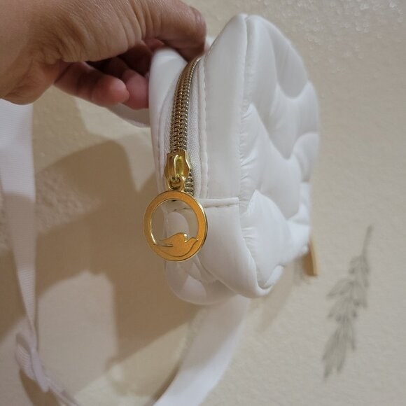 NWOT Dove White Adjustable Belt Bag- Bridal Accessory - Picture 3 of 6